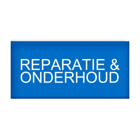 Reparatie en onderhoud afrekenen