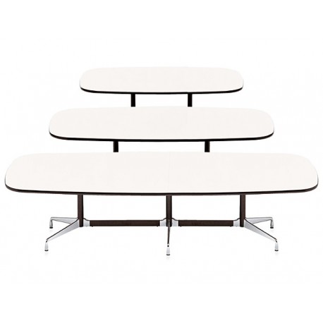 weekend Groet dikte Eames tafel segmentedbase voetjes tussenbalk traverse koker Vitra